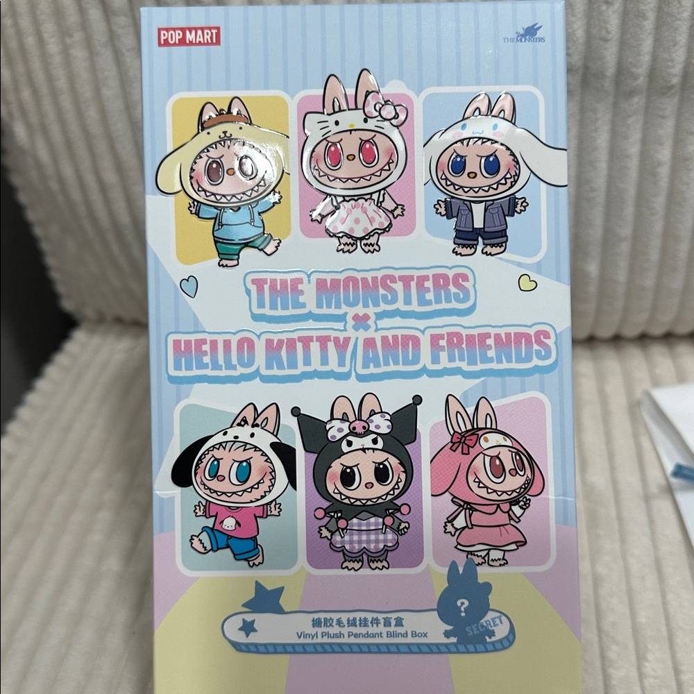 KUROMI-Pop Mart x Hello Kitty The Monsters Plush. New.Box opened to verify. - Picture 7 of 10